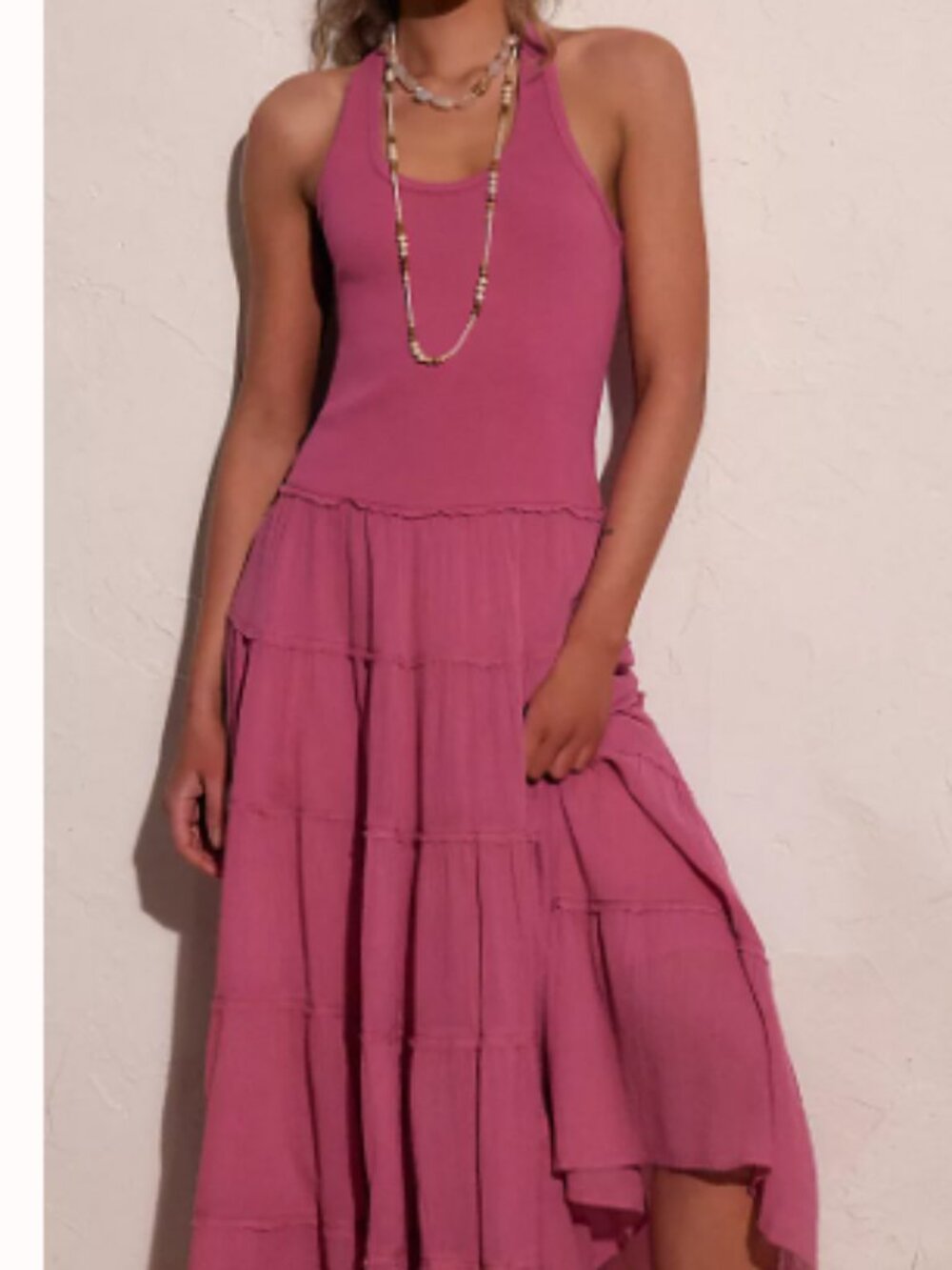 Free People Set Sail Maxi Dress - Pink - M